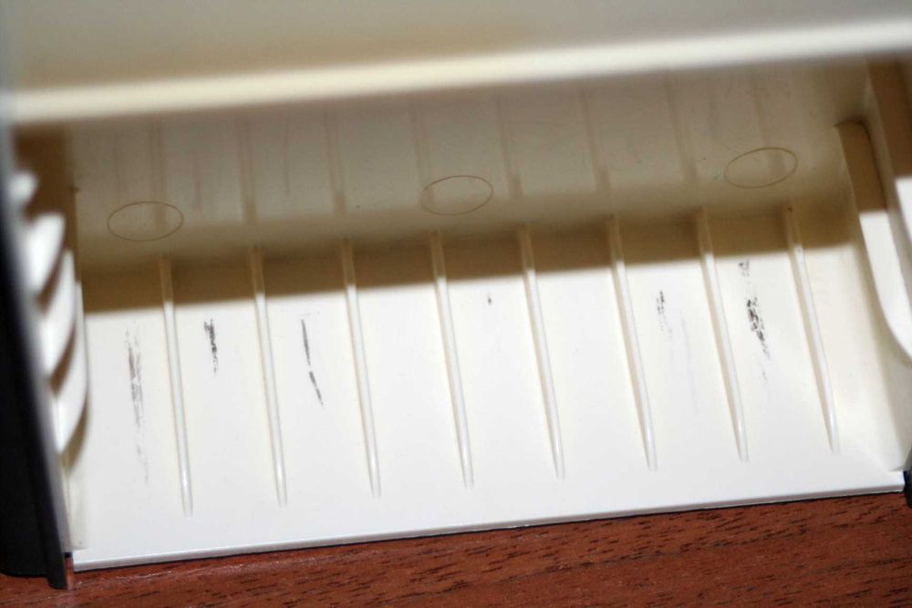 Кассетный блок для аудиокассет.