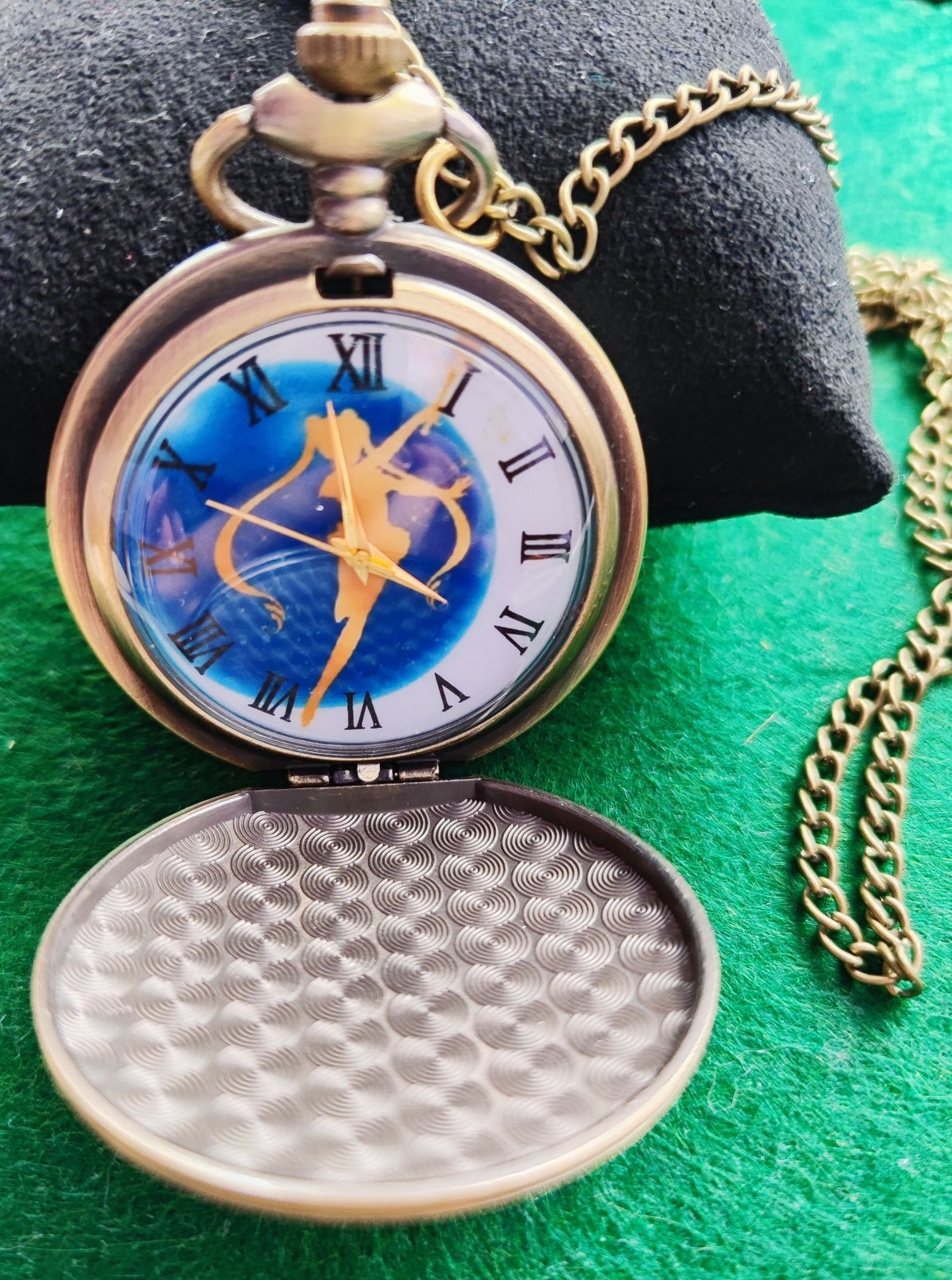 Sailor Moon zegarek kieszonkowy na łańcuszku Nowy