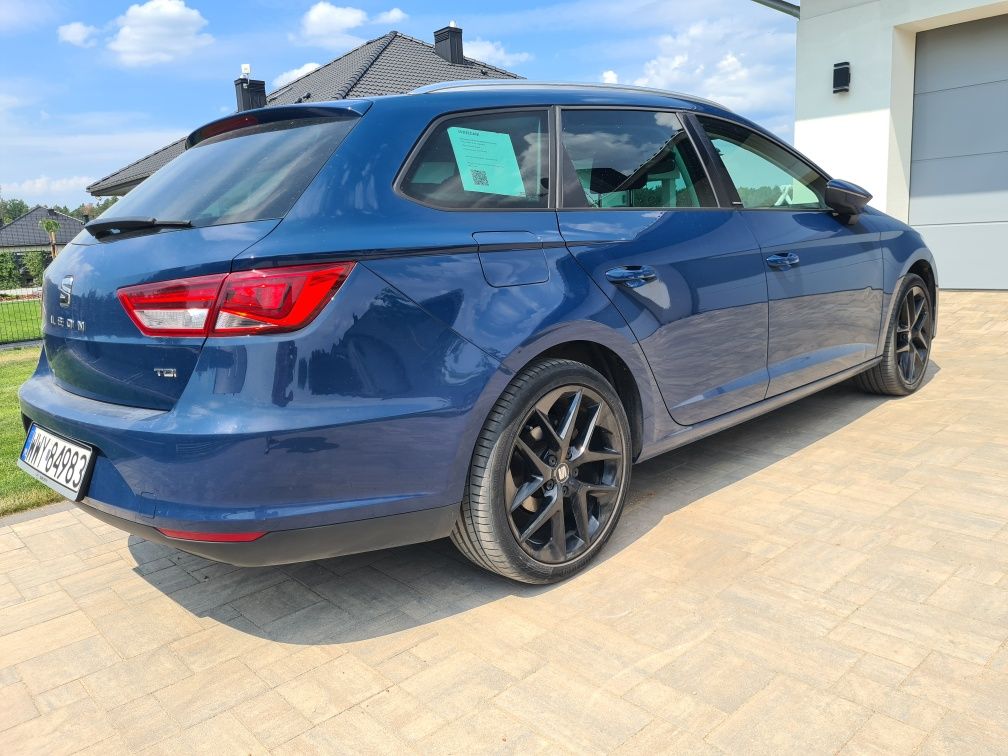 Seat Leon ST 2.0 TDI CR 150KM Xcellence 2016r Full LED ACC Full Link