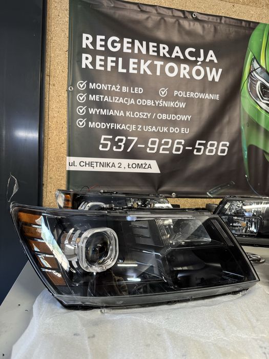 Dodge Journey Bi led 3.0 lampy freemont przód EU zrobione US 2011+