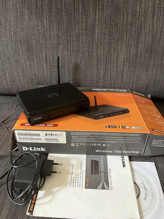 Роутер D-Link Dir-300 повний комплект