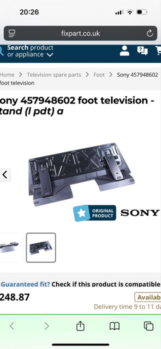 Stopa do telewizora Sony 55 cali nowa