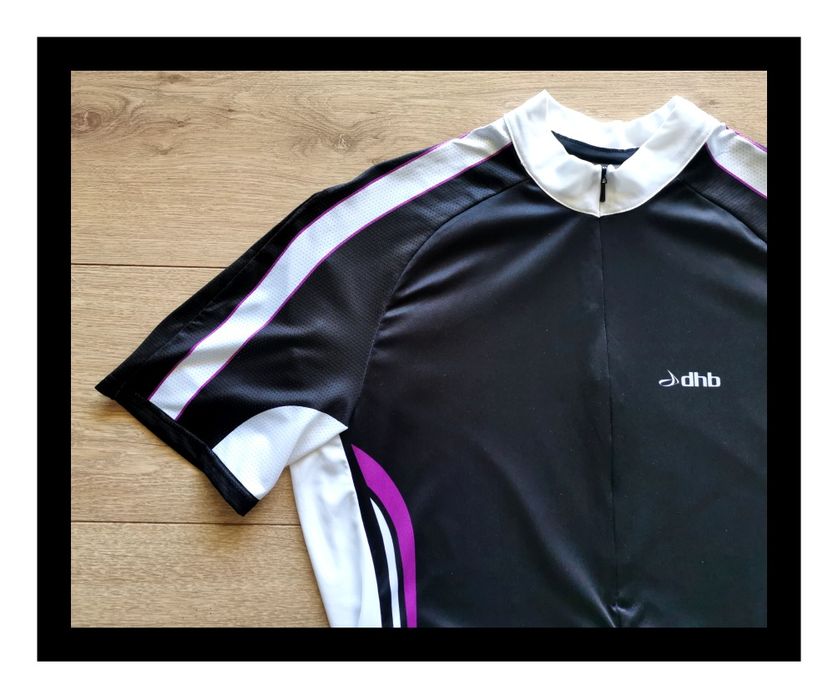 Koszulka Rowerowa Damska Dhb (L/XL) #kolarska #sportowa #czarna