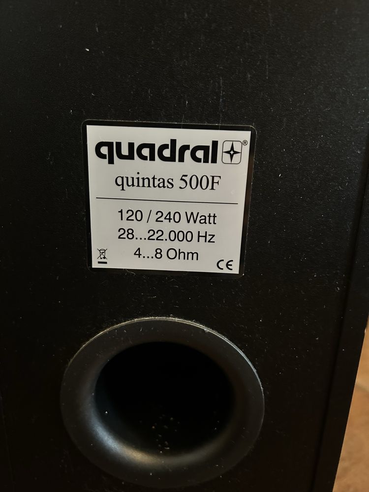 Zestaw kina domowego ONKYO, głośniki quadral i subwoofer  Magnat