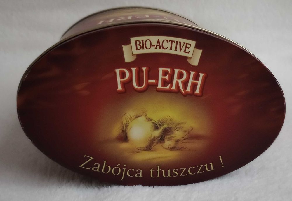 Pojemnik puszka na herbatę PU-ERH czerwona herbata Big Active Bio