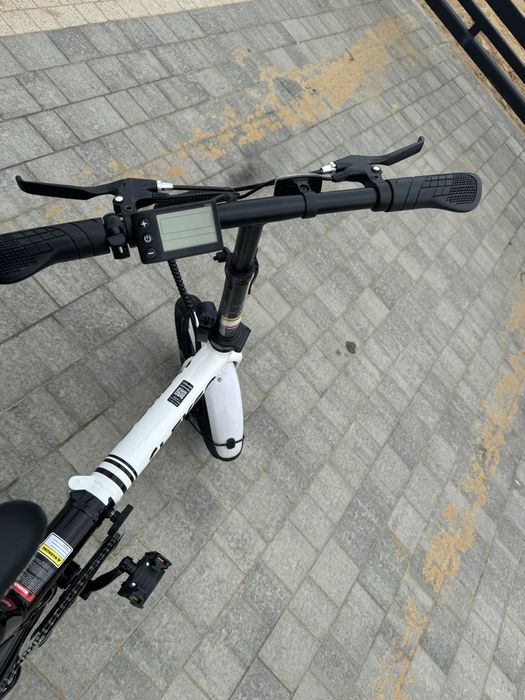 Rower elektryczny składany HITWAY bardzo lekki bateria wyjmowana