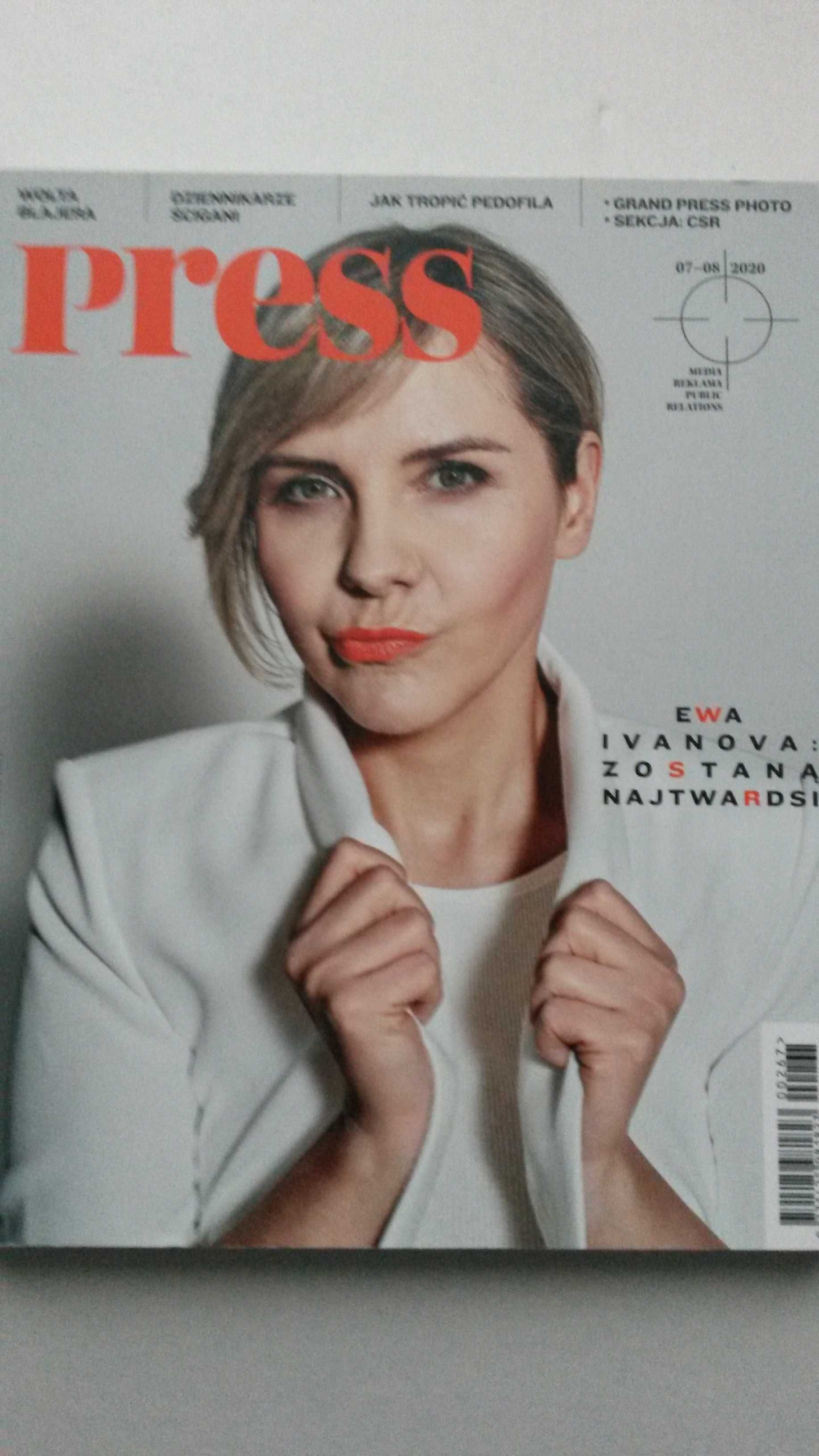 Czasopismo magazyn miesięcznik PRESS Rosiak Gebert Ivanova
