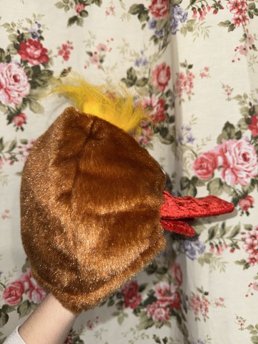 Детская новогодняя шапка. Карнавальная шапка утки, курочки