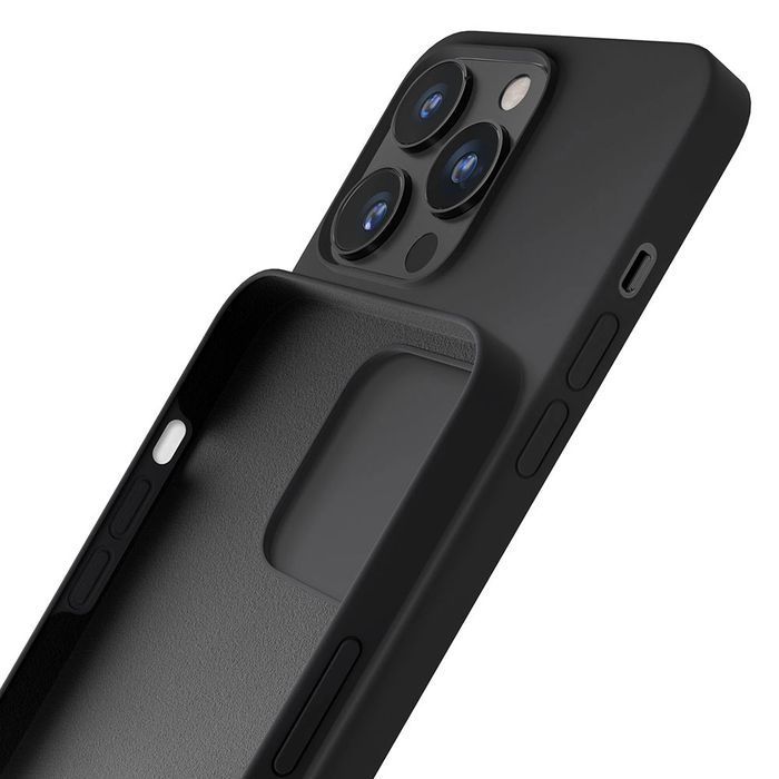 Etui 3mk Silicone Case na iPhone 14 Pro - czarne