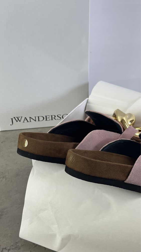 Замшевые мюли JW ANDERSON с цепью ,41-42