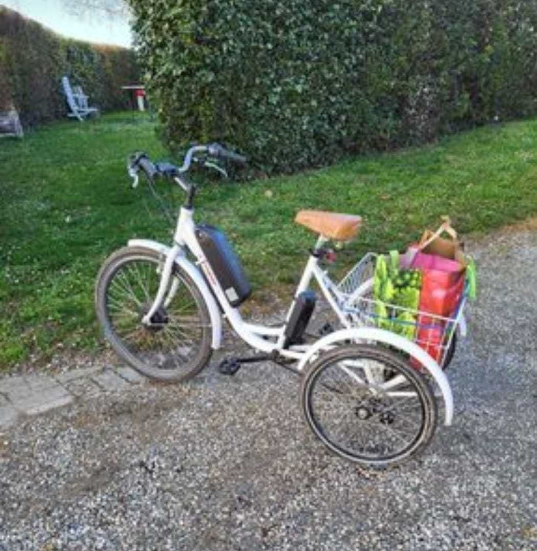 Bicicleta 3 rodas com bateria