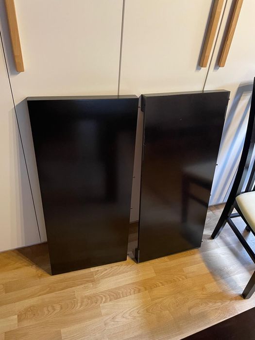 Stół rozsuwany + 6 krzeseł – komplet, kolor wenge, solidny i elegancki