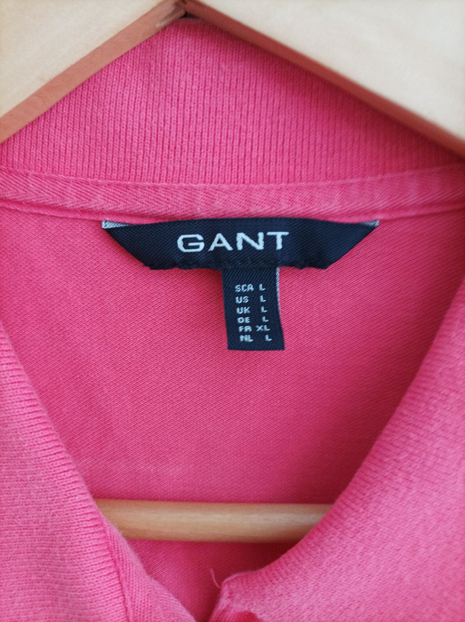 Koszulka GANT różowa idealna do karmienia L