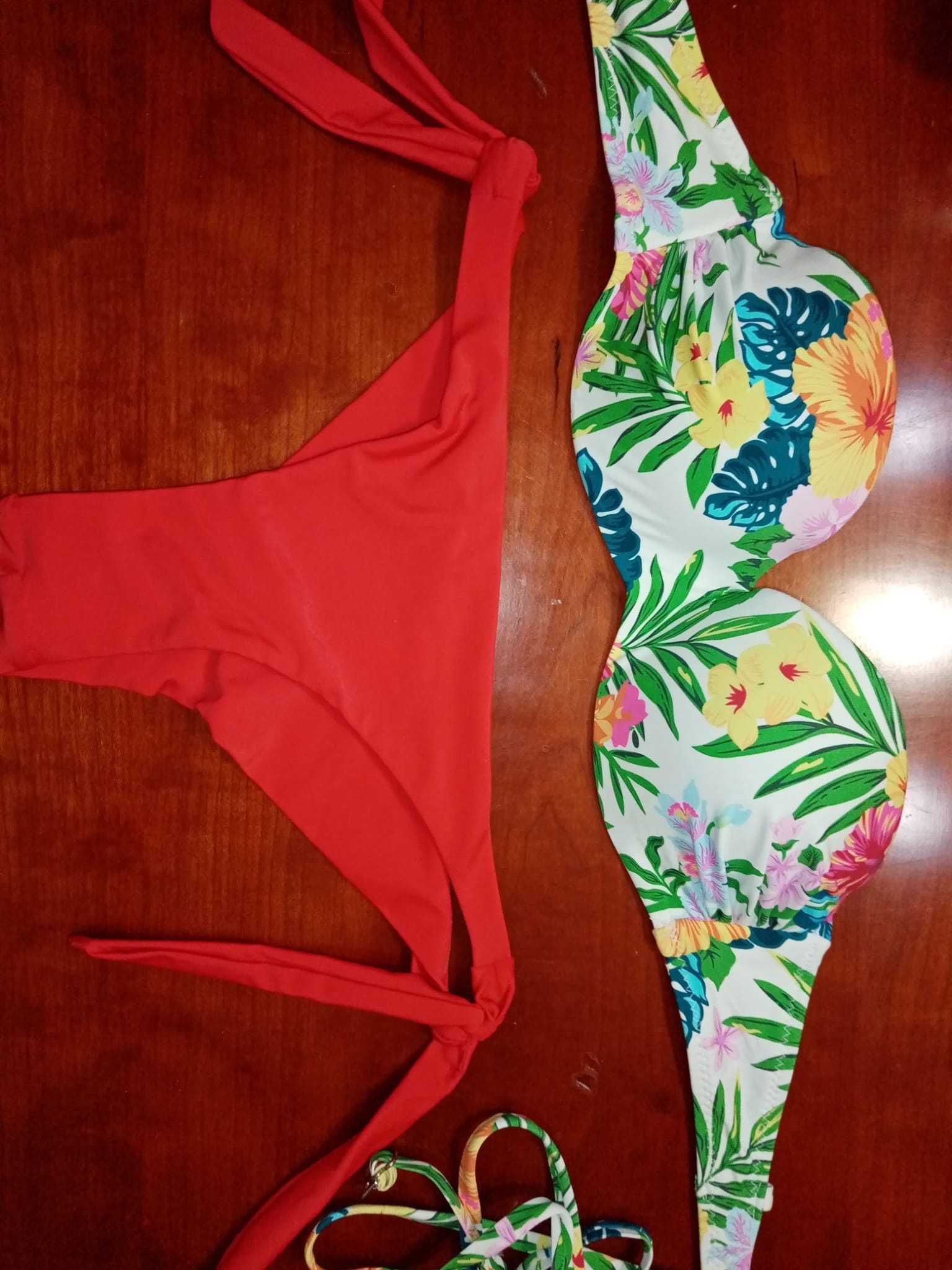 Bikini florido mulher tamanho S