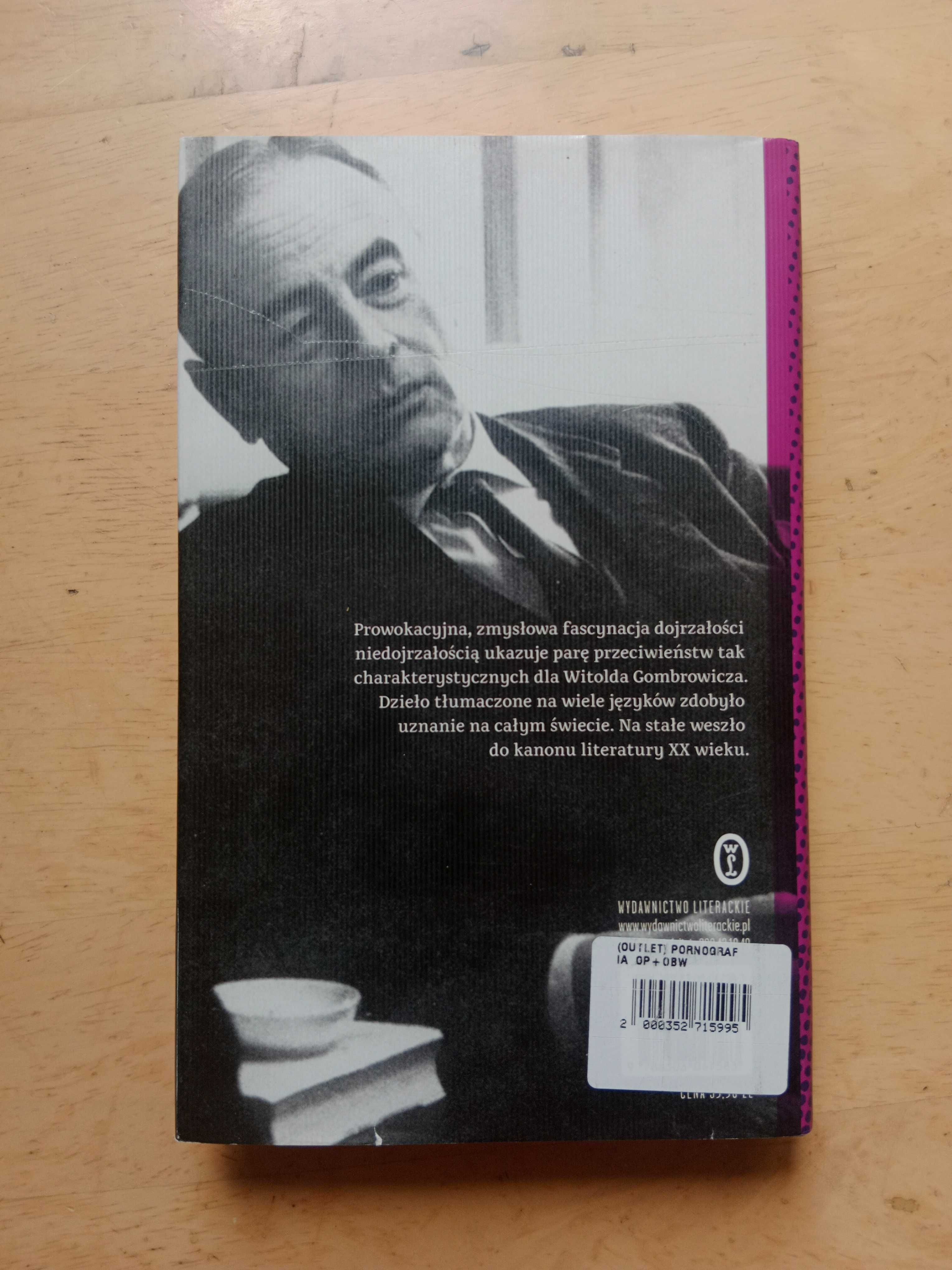 Witold Gombrowicz - Pornografia Twarda Oprawa