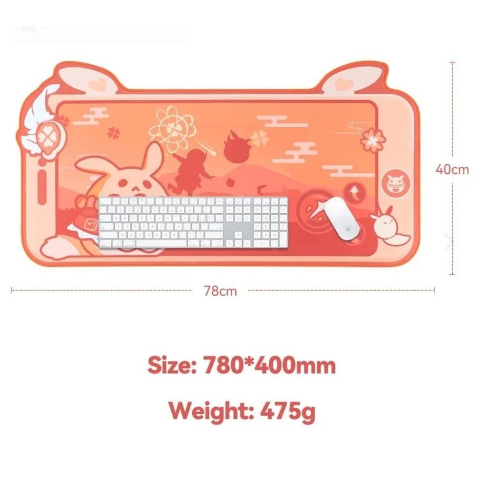 Новий килимок під клавіатуру та миш Клі Genshin оригінал mihoyo klee