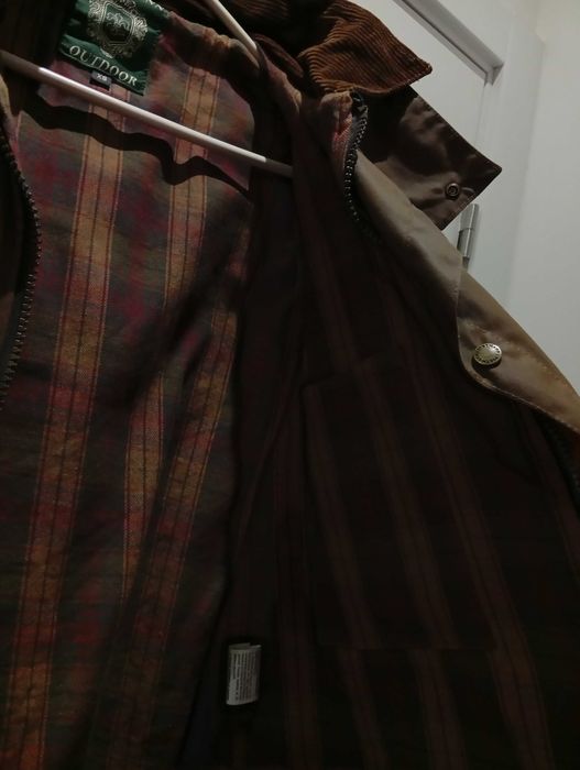 Parka encerada XS impermeável