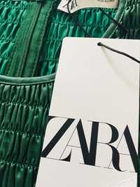 Zara super cena  bluzka z baskinką  roz  S