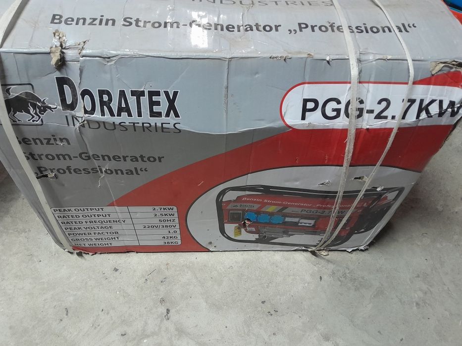 Генератор бензиновий DORATEX 2.7квт