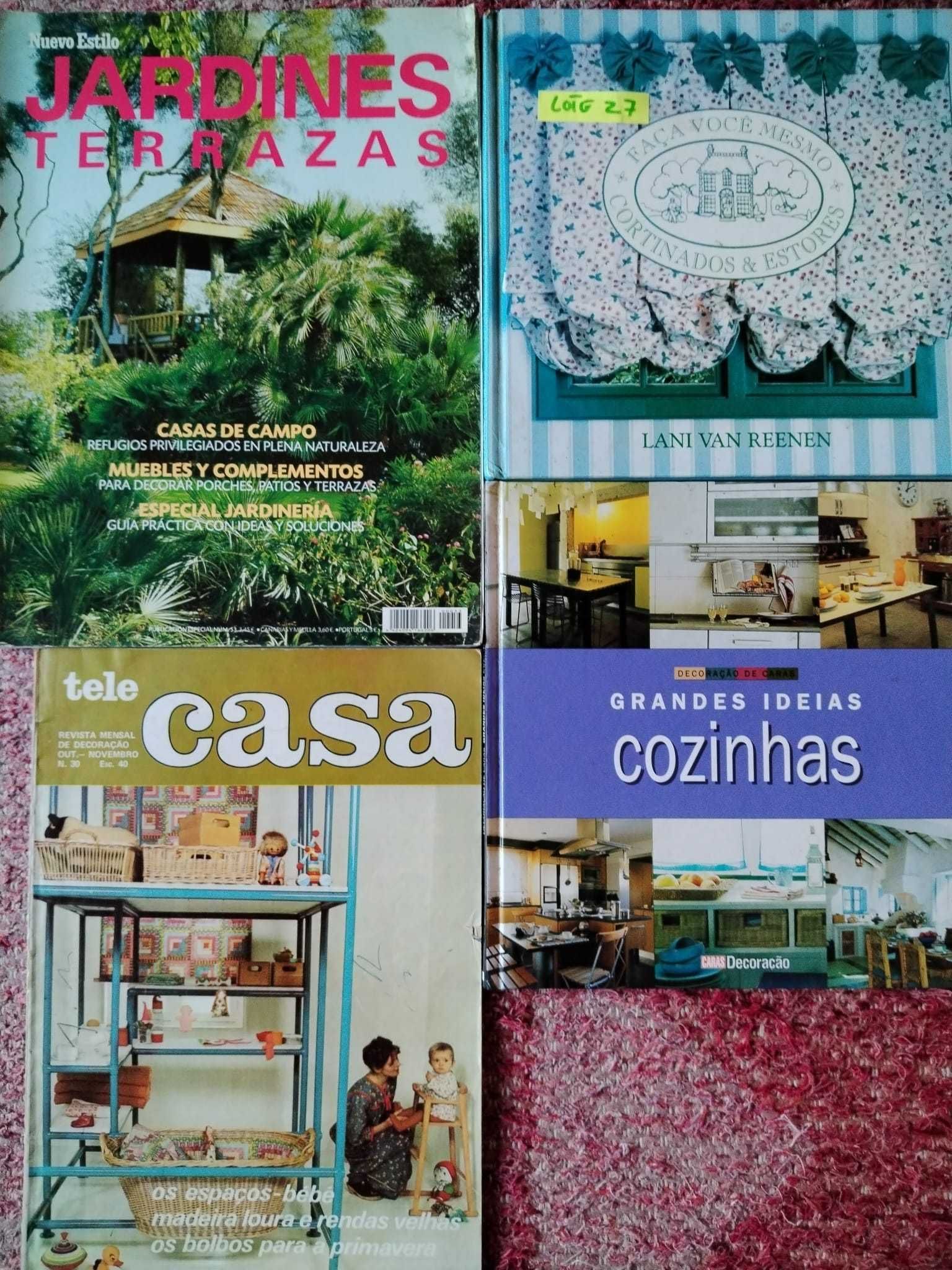 Revistas de lavores (Ponto cruz, malhas e decoração) c/moldes
