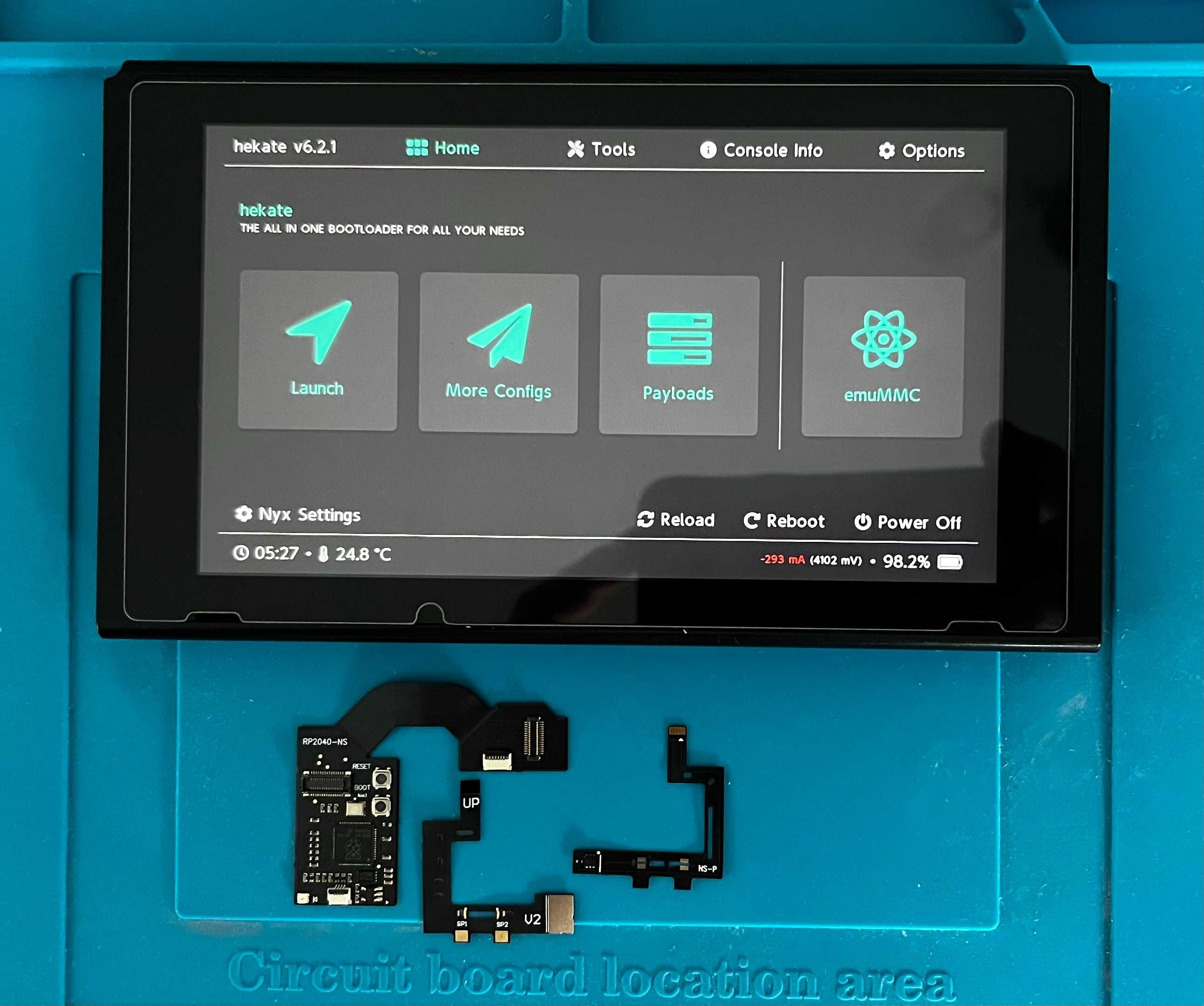 Modyfikacja, przerobienie Nintendo Switch V2,OLED/PICOFLY/Atmosphere