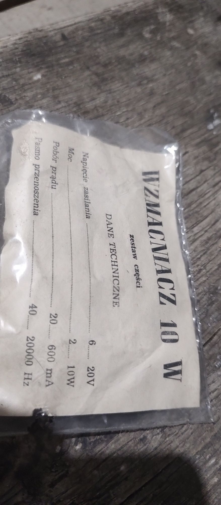 Zestaw wzmacniacz 10W zrób to sam