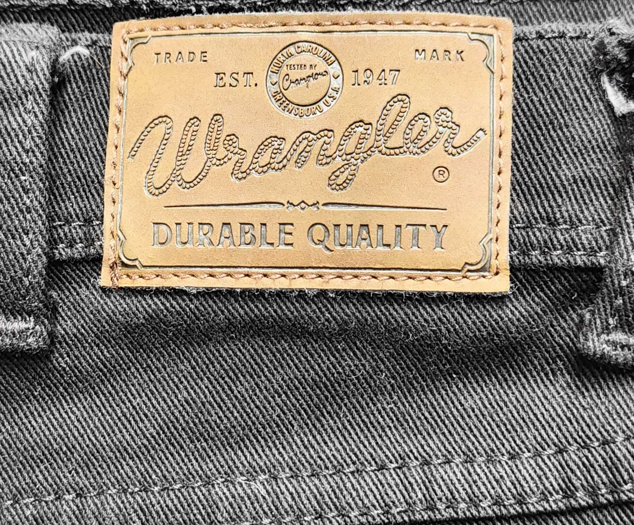 R) WRANGLER DURABLE oryginalne męskia spodnie jeansowe Roz.36/30