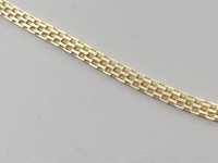 Nowy złoty łańcuszek, złoto próby 585, splot bismarck 45 cm