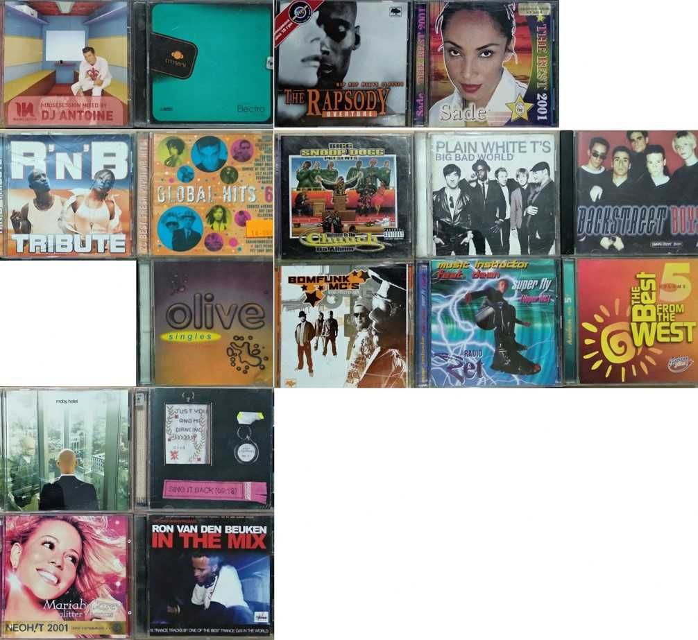 Музыкальные компакт диски cd-da, зарубежная музыка