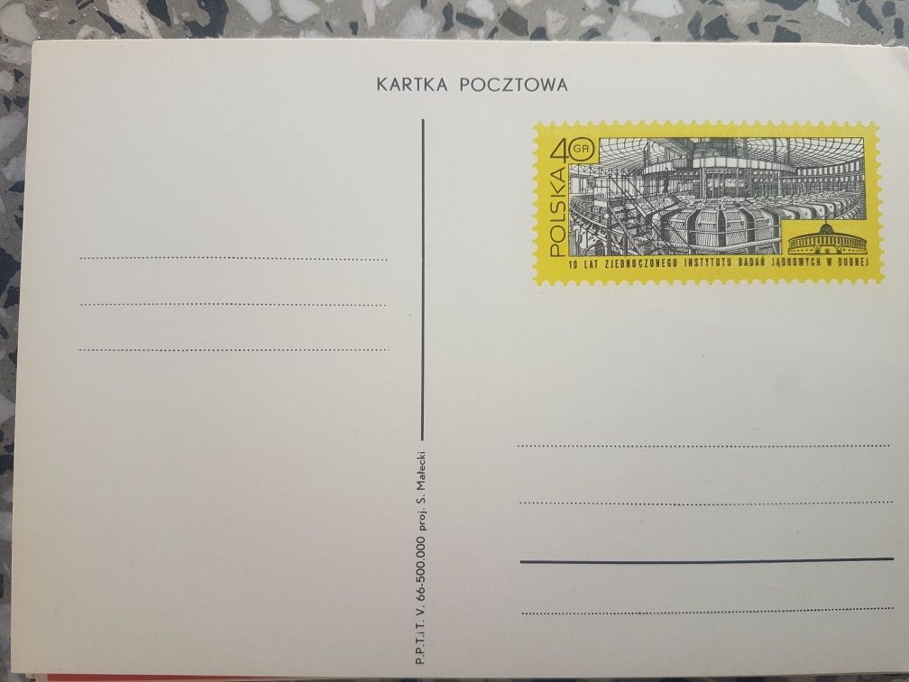 Kolekcja polskich kartek pocztowych lata 60-te i 70-te XX wieku