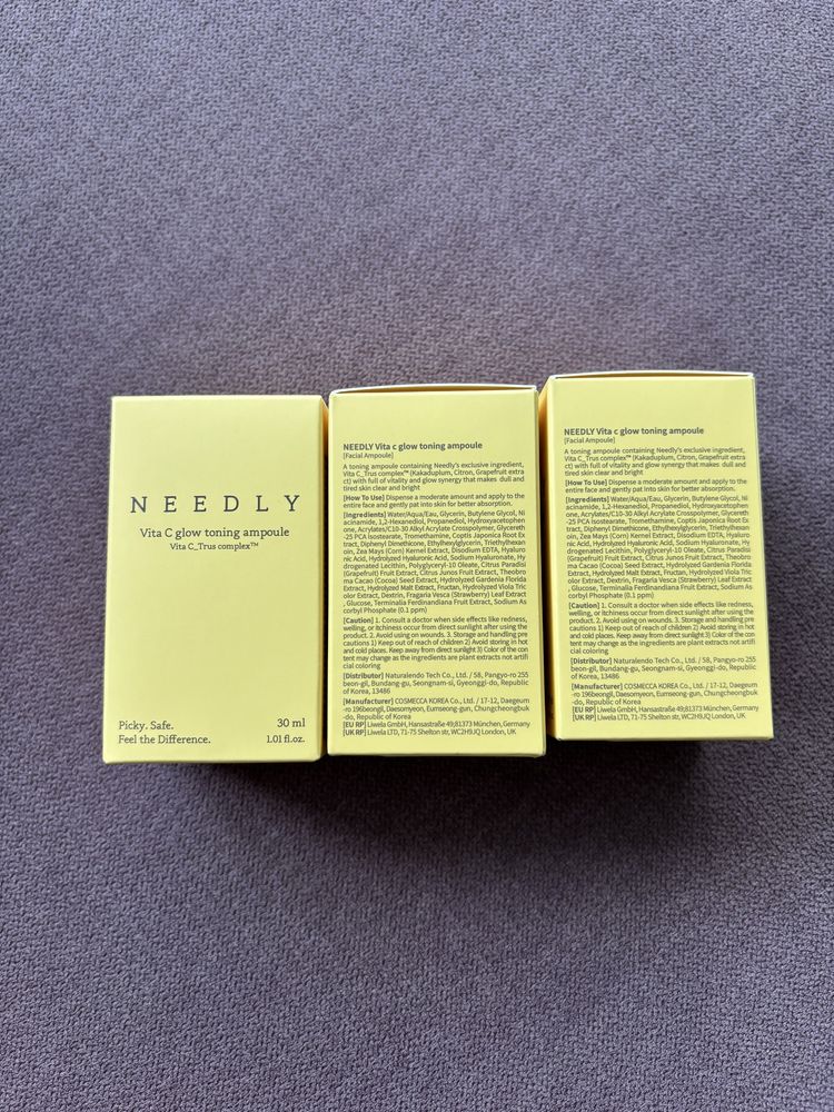 Needly vita c glow toning ampoule 30ml Сироватка