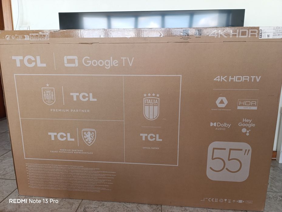 TV tcl HDR 4k 55 polegadas
