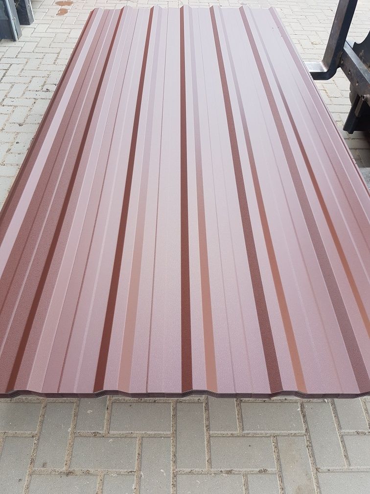 Blacha Trapezowa T-18E RAL 8017 MAT 0,50mm II gatunek