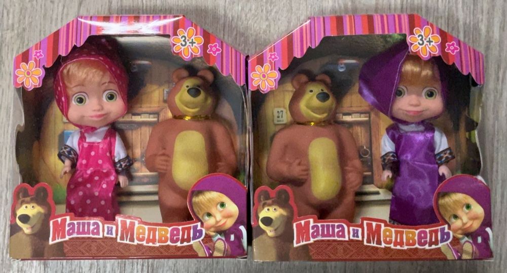 Conjunto Masha e urso