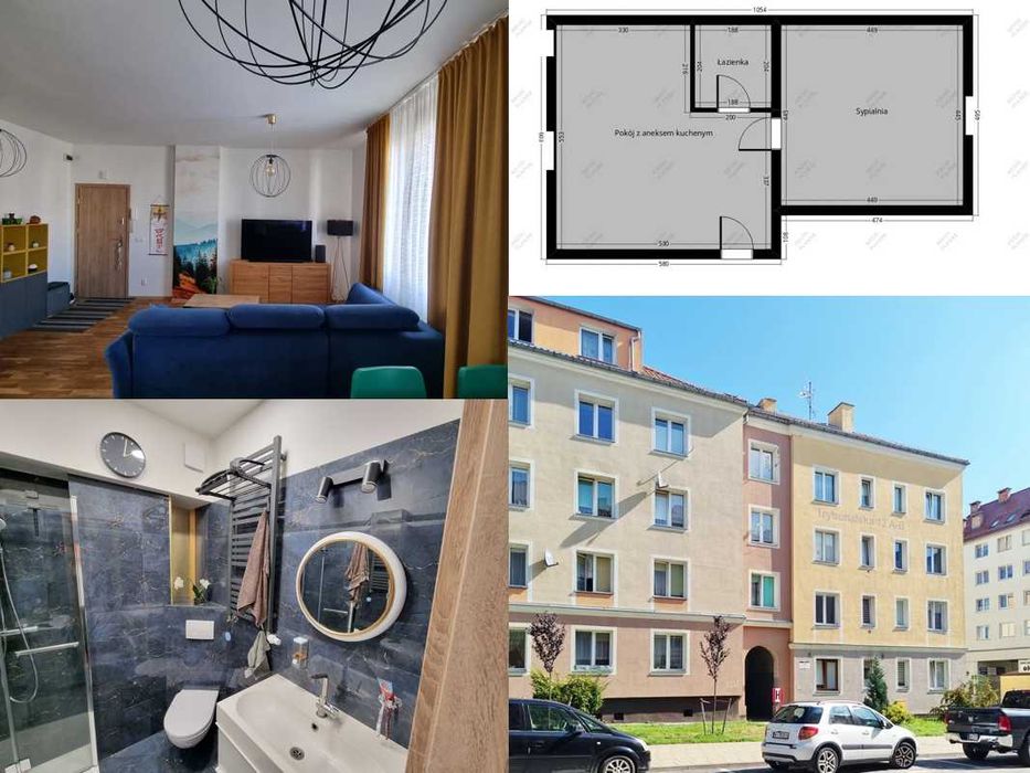 Gotowe mieszkanie 48.75m2 - umeblowane