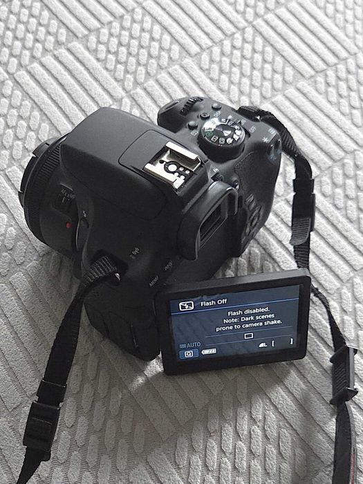 Lustrzankę Aparat Canon EOS 750D z dwoma obiektywami 18-55mm i 50mm