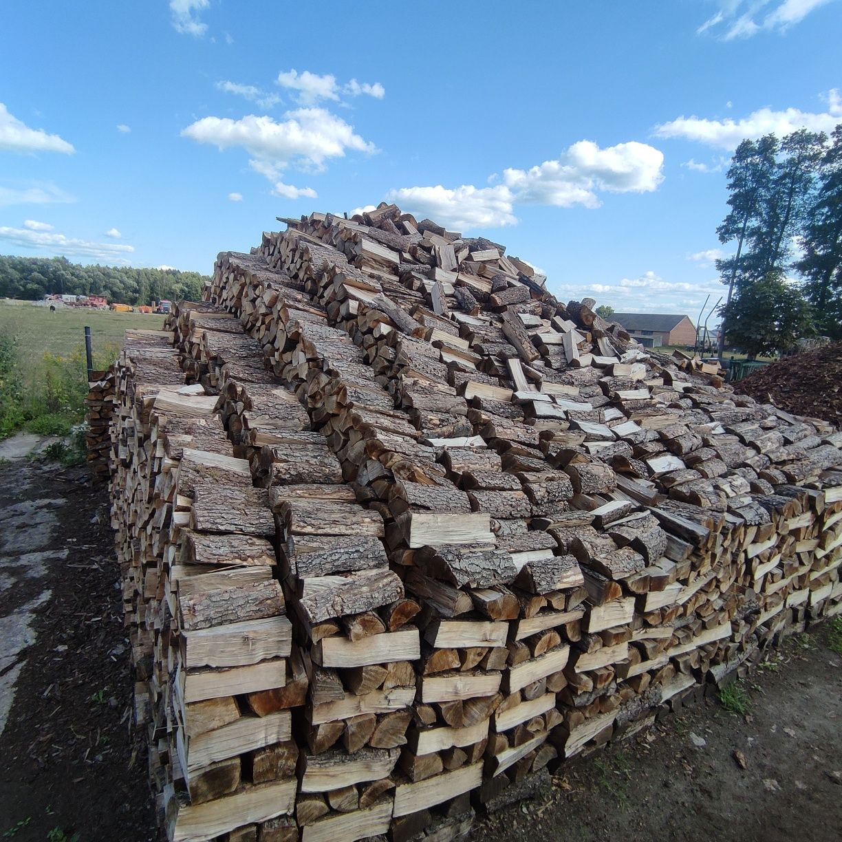 Drewno kominkowe, opałowe, dąb, sezonowane, suche, dostawa w cenie.