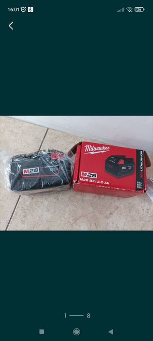 Nowa bateria Milwaukee M28 BX, 3.0 Ah, 28V