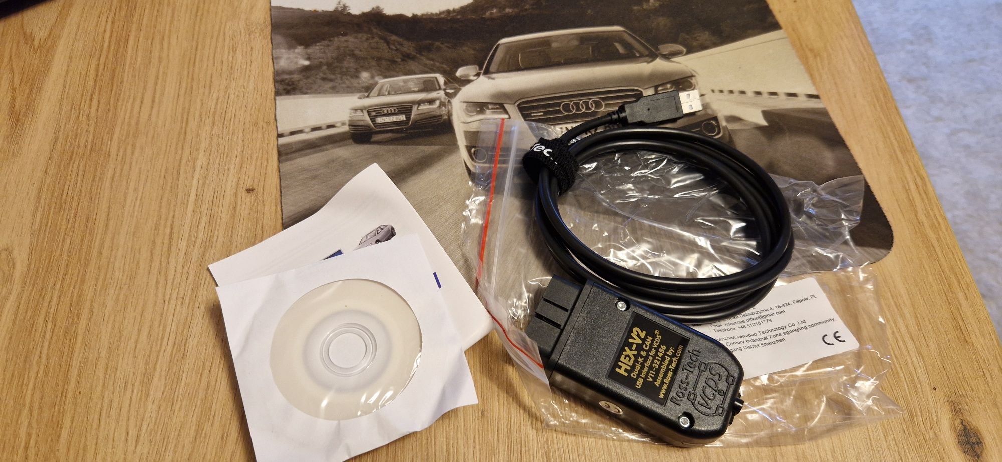 Nowa WERSJA PL interfejs diagnostyczny HEX V2 VAGCOM 23.3.1 / 24.5 dla