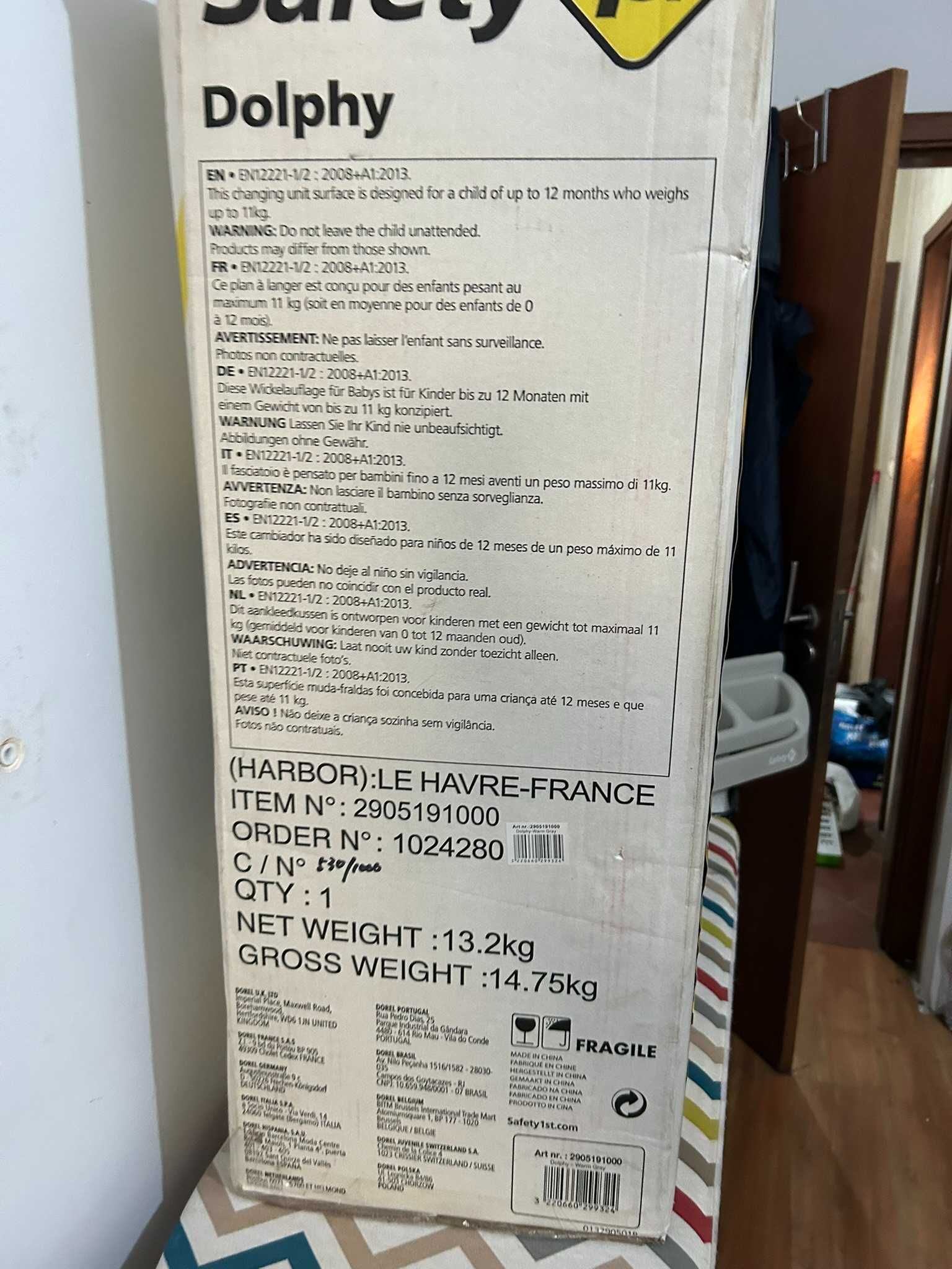 Fraldário com Banheira e "Gavetas" Safety1st