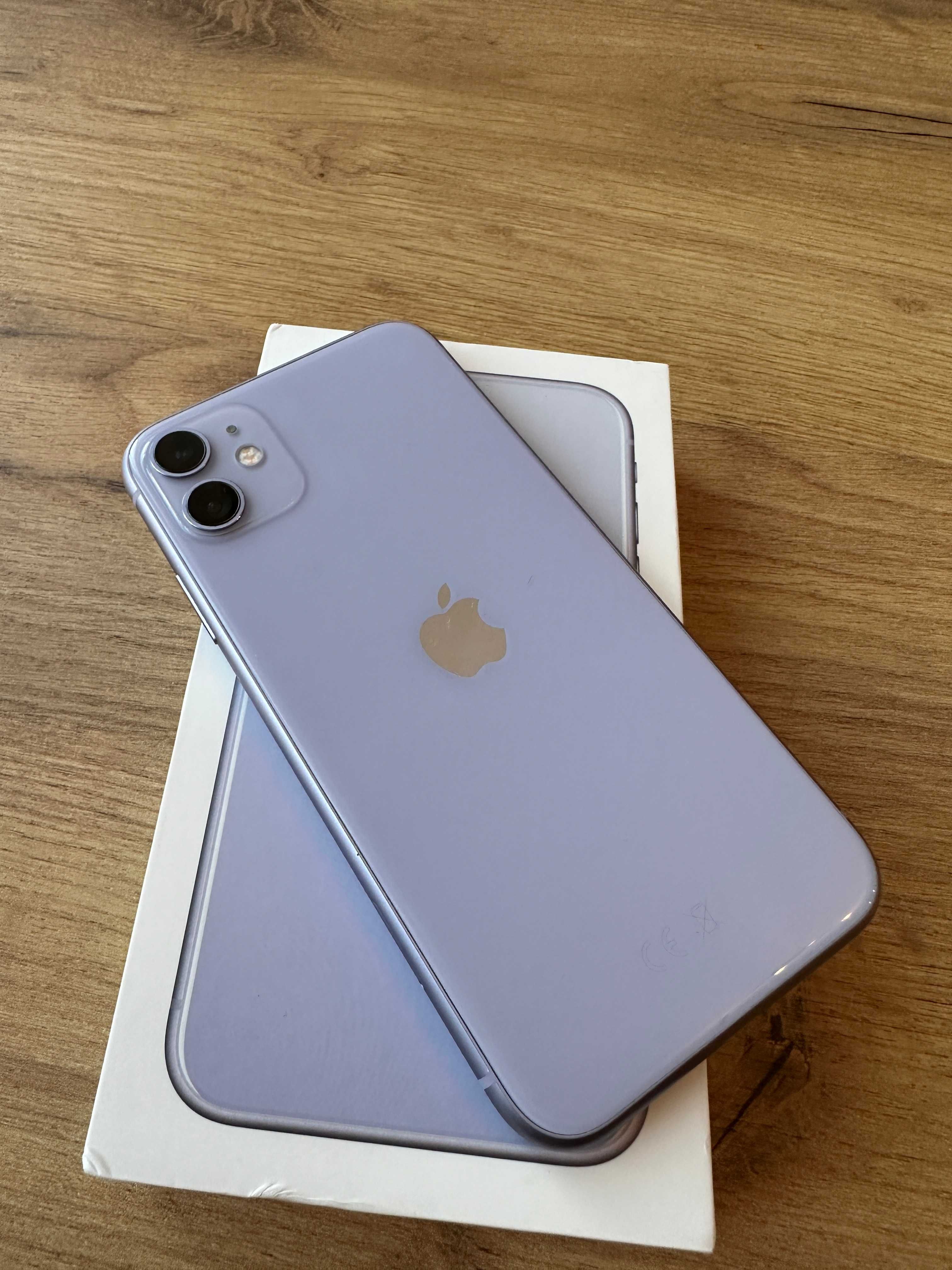 IPHONE 11 64GB Fioletowy Bateria 94% 100% sprawny