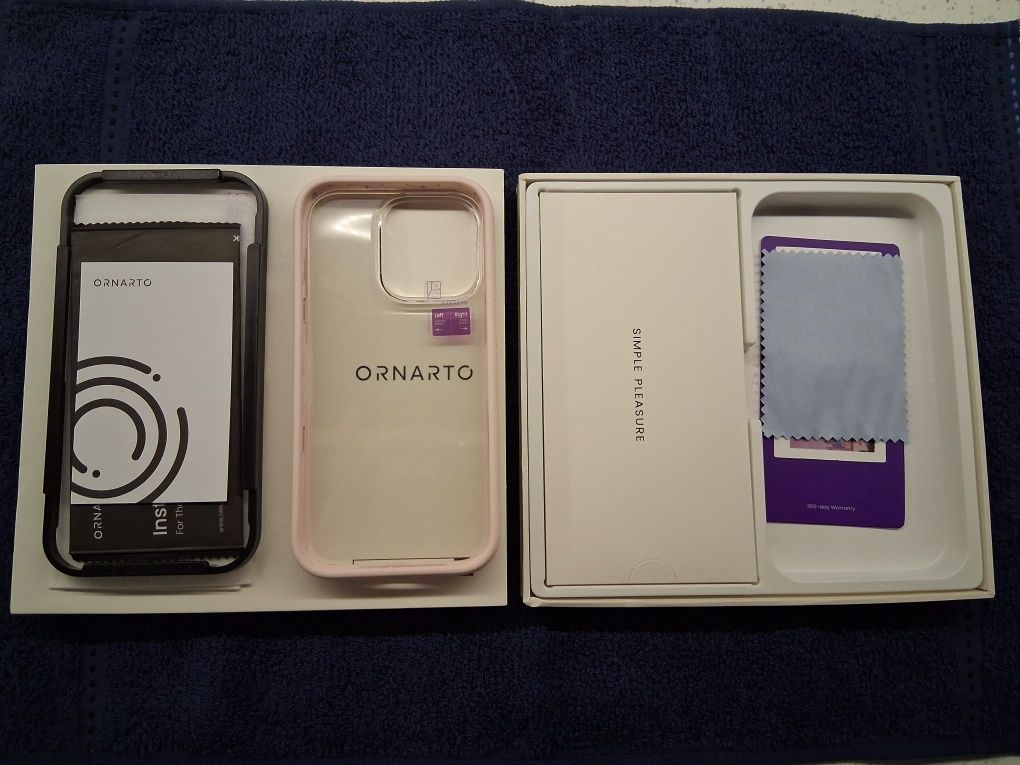 Etui iphone 14 pro ornarto + szklo