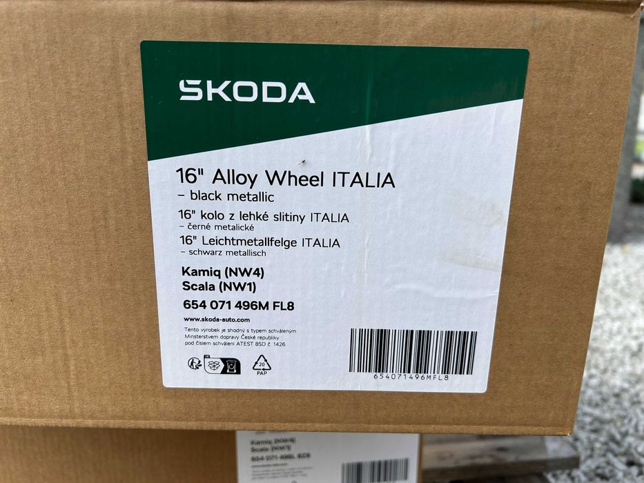 Oryginalne felgi 16 5x100 ET35 SKODA KAMIQ SCALA FABIA