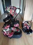 Cybex Priam FCollection Rose Spring Blossom Dark