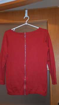 Sweter z zamkiem na plecach, walentynki, Reserved, roz, M