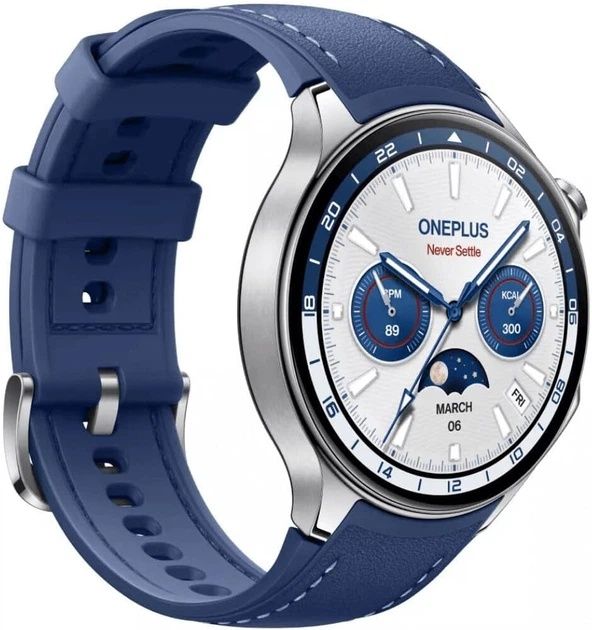 Смарт годинник OnePlus Watch 2 Nordic Blue, 46mm, NFC, 100h work