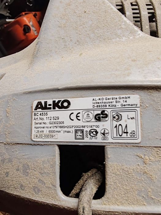 Kosa spalinowa AL-KO BC 4535 sprawna sprzedam pilnie (brak miejsca)
