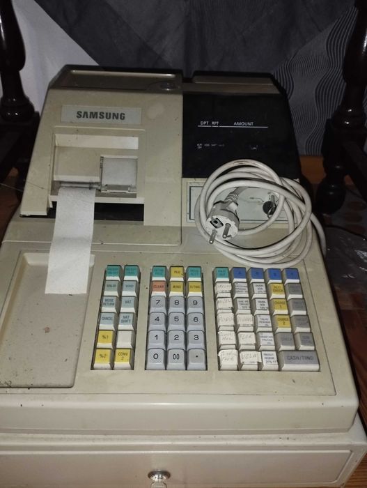 CLÁSSICA CAIXA REGISTADORA SAMSUNG
