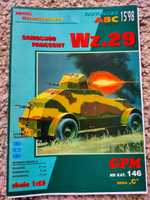 Samochód Panc. wz.29, 1/25, GPM nr 15/98, model kartonowy