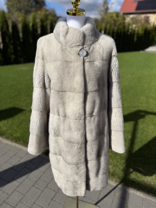 Futro naturalne z norek, XS S